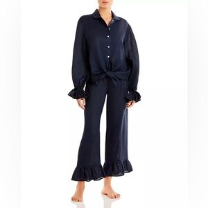 NWT Sleeper Rumba Linen Pajama Set